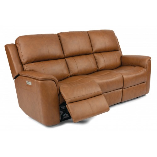 Henry Power Reclining Sofa with Power Headrests and Lumbar